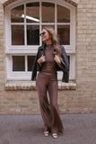 Sydney Wide Leg Pant Bronze