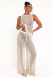 Lorna Knitted Pant Off White