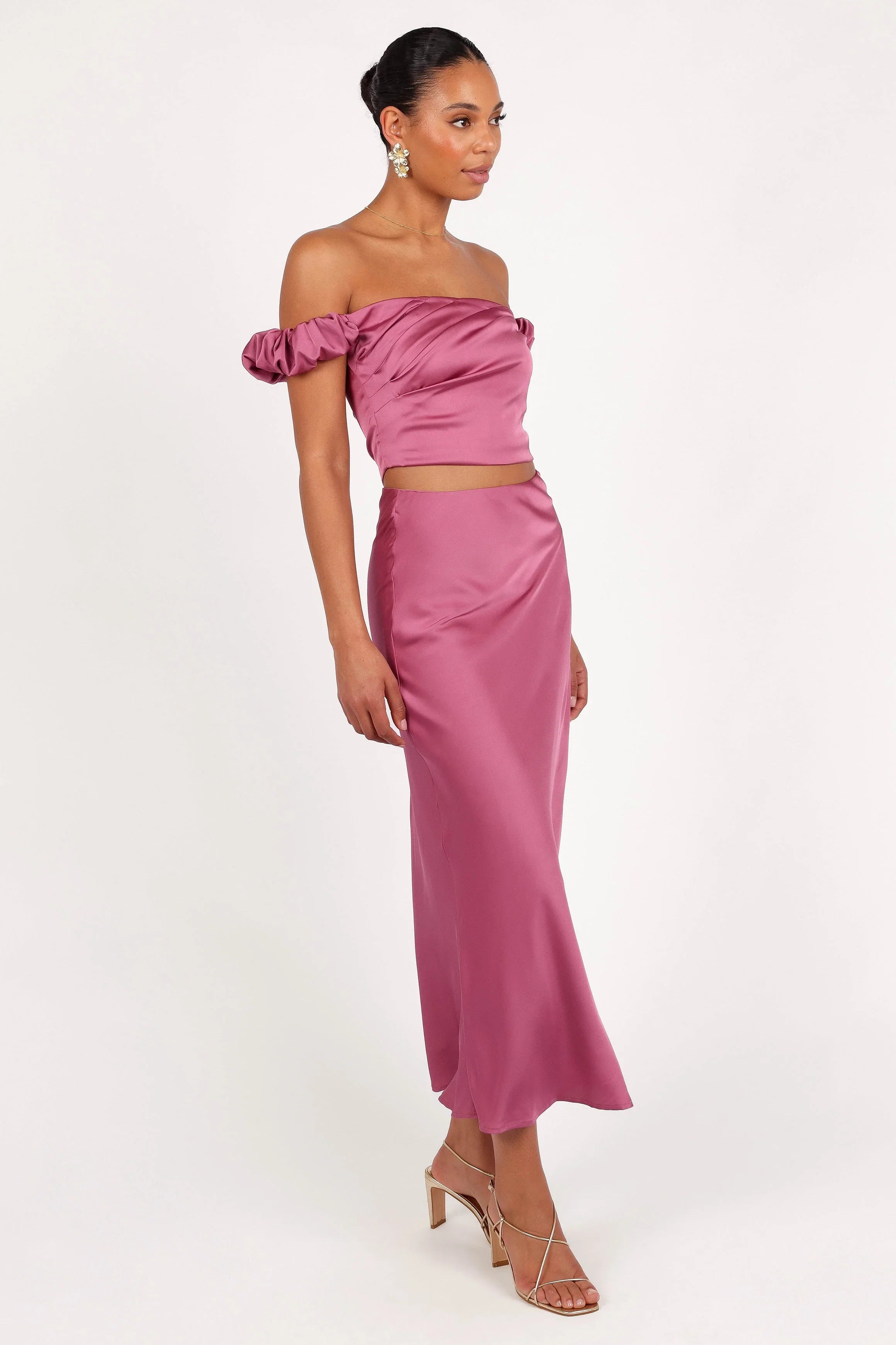 Arabella Two Piece Set Dark Rose