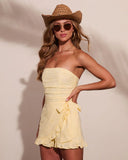 Sundrop Nectar Eyelet Wrap Tie Romper