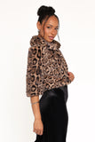 Florian Cropped Jacket Leopard