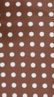 Daphne Maxi Dress Brown Polka