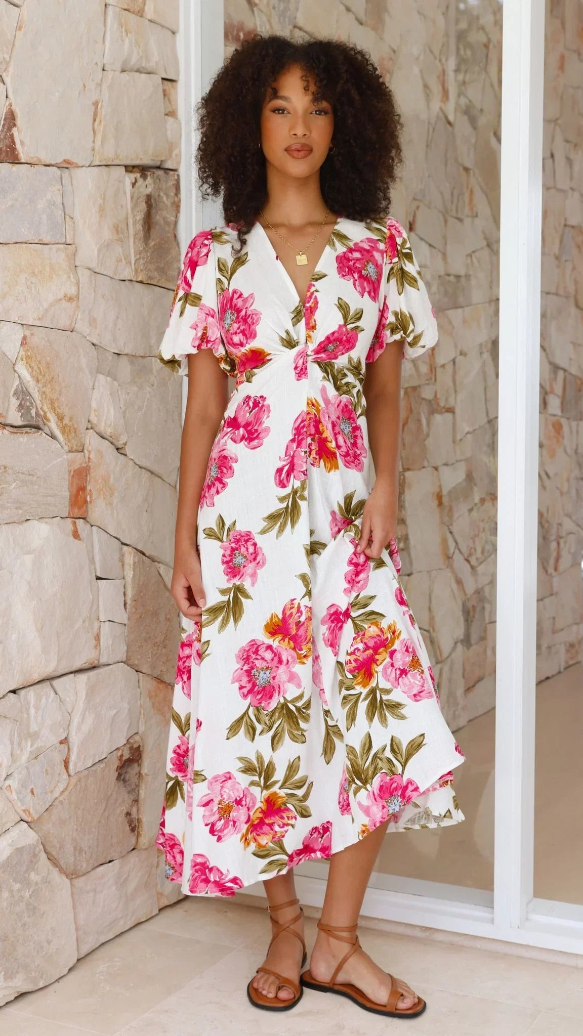 Blaire Midi Dress Bonita Floral
