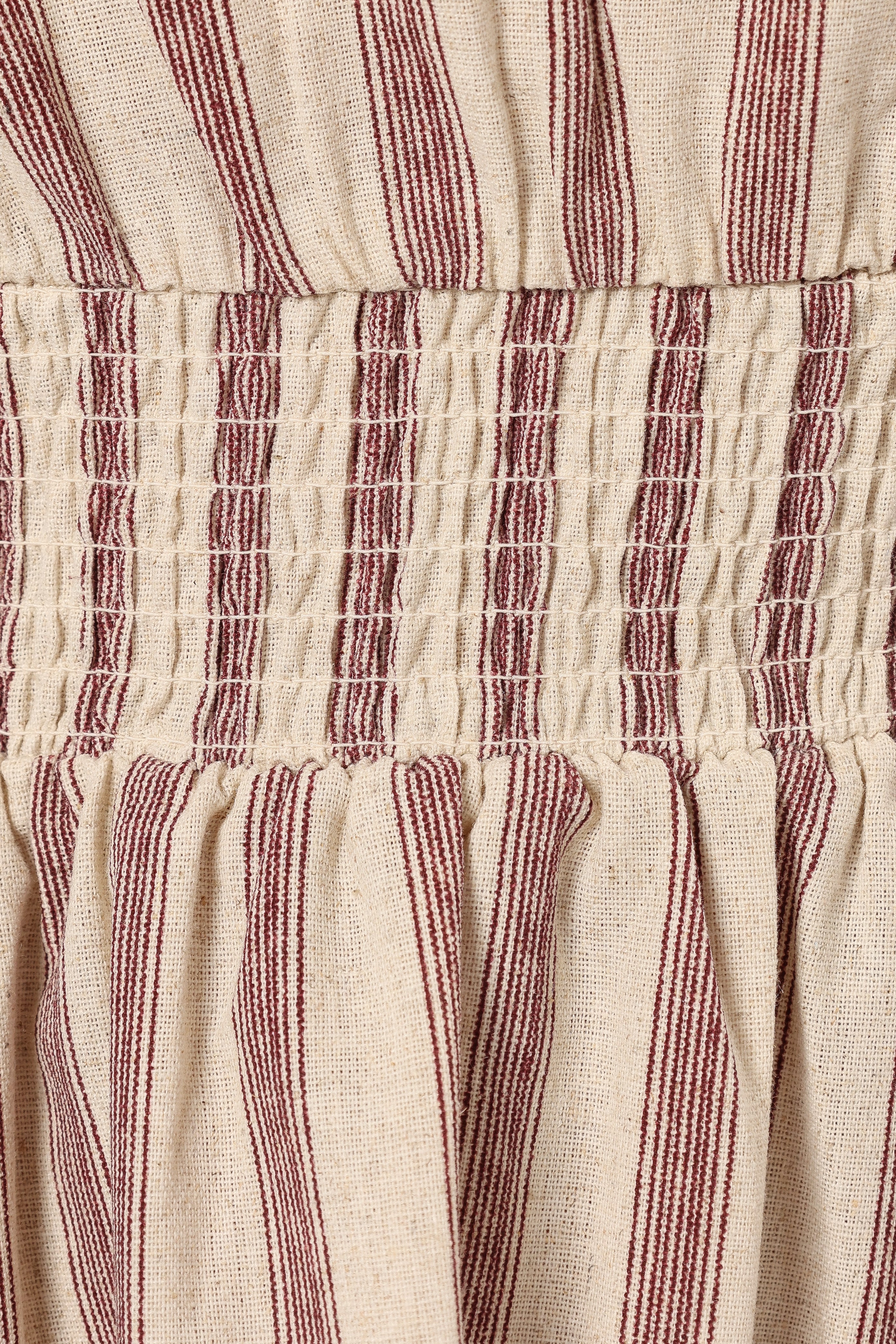 Jimi Long Sleeve Maxi Dress Brown Stripe