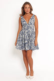 Elara Mini Dress Navy Daisy