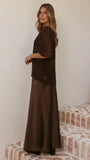 Davette Mesh T Shirt Chocolate