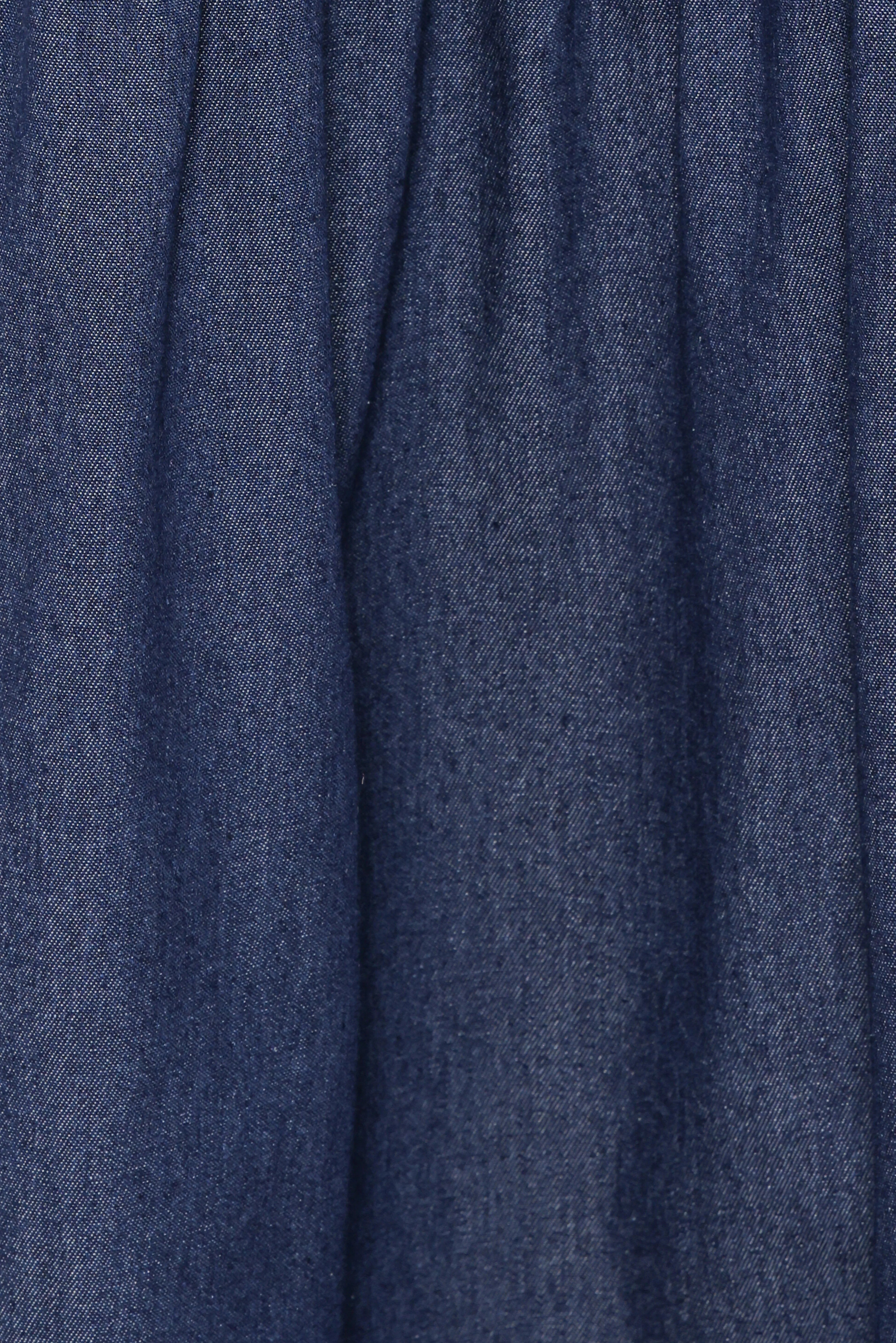 Meadow Midi Denim Skirt Dark Wash