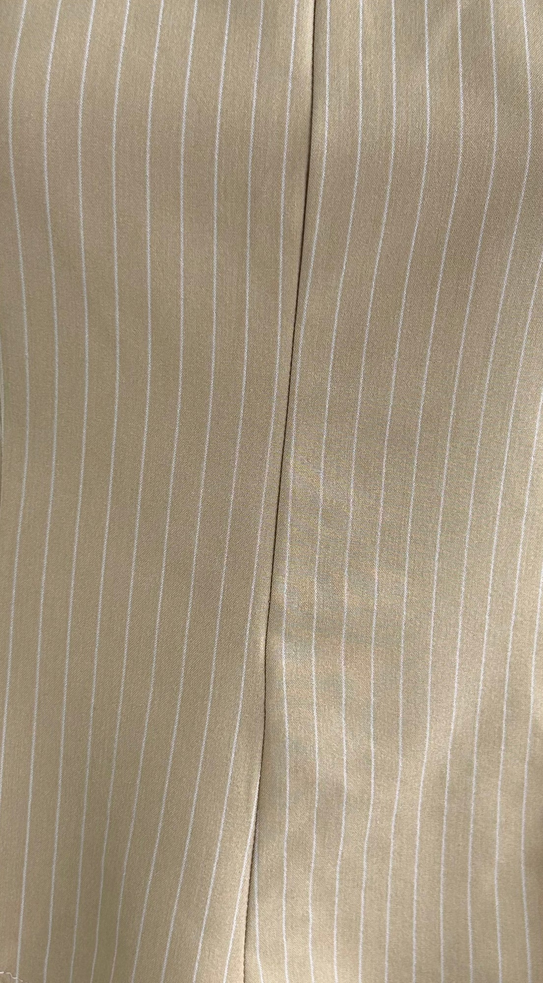 Avelora Pinstripe Tailored Set Beige