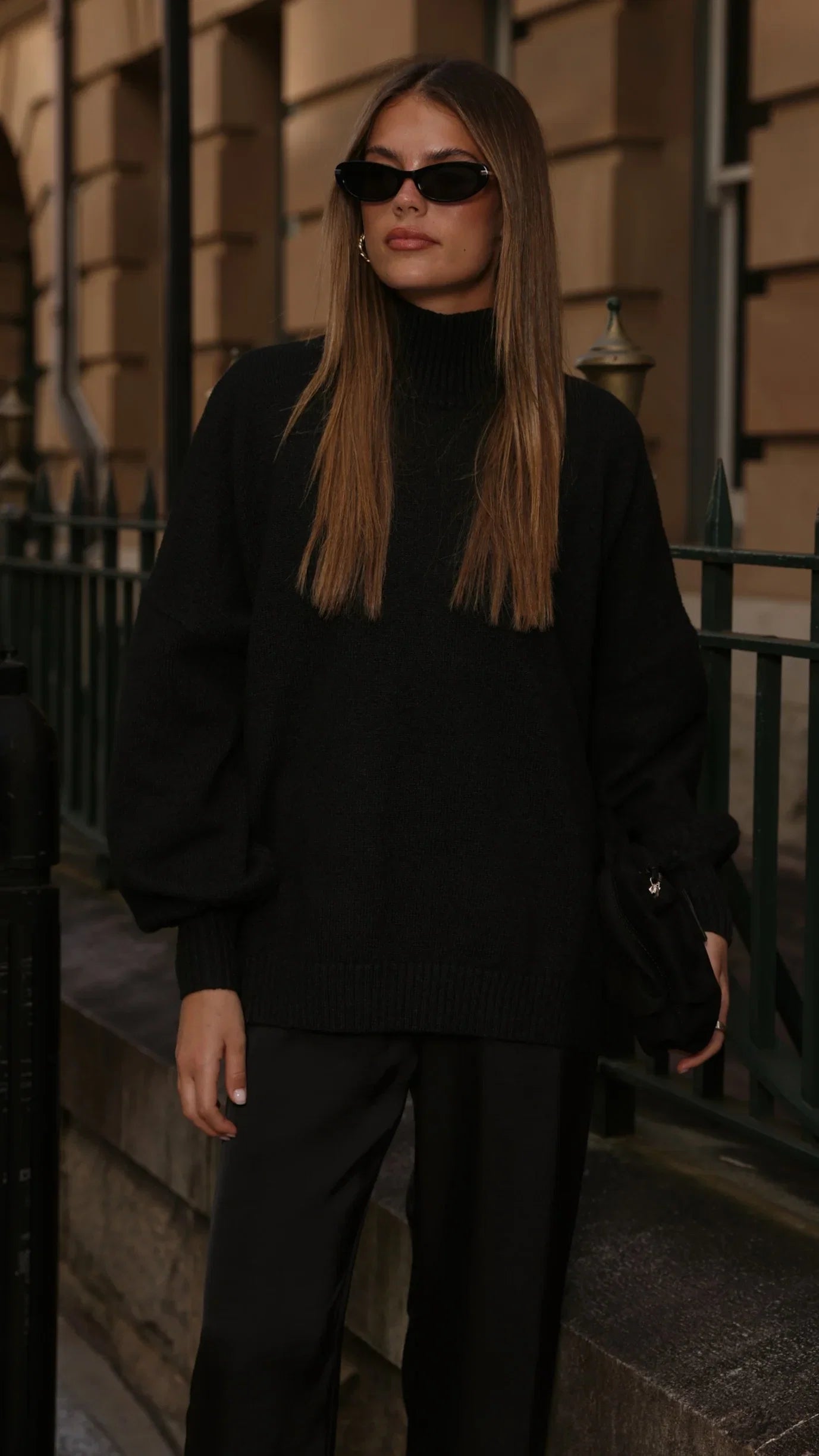 Harita Knitted Sweater Black