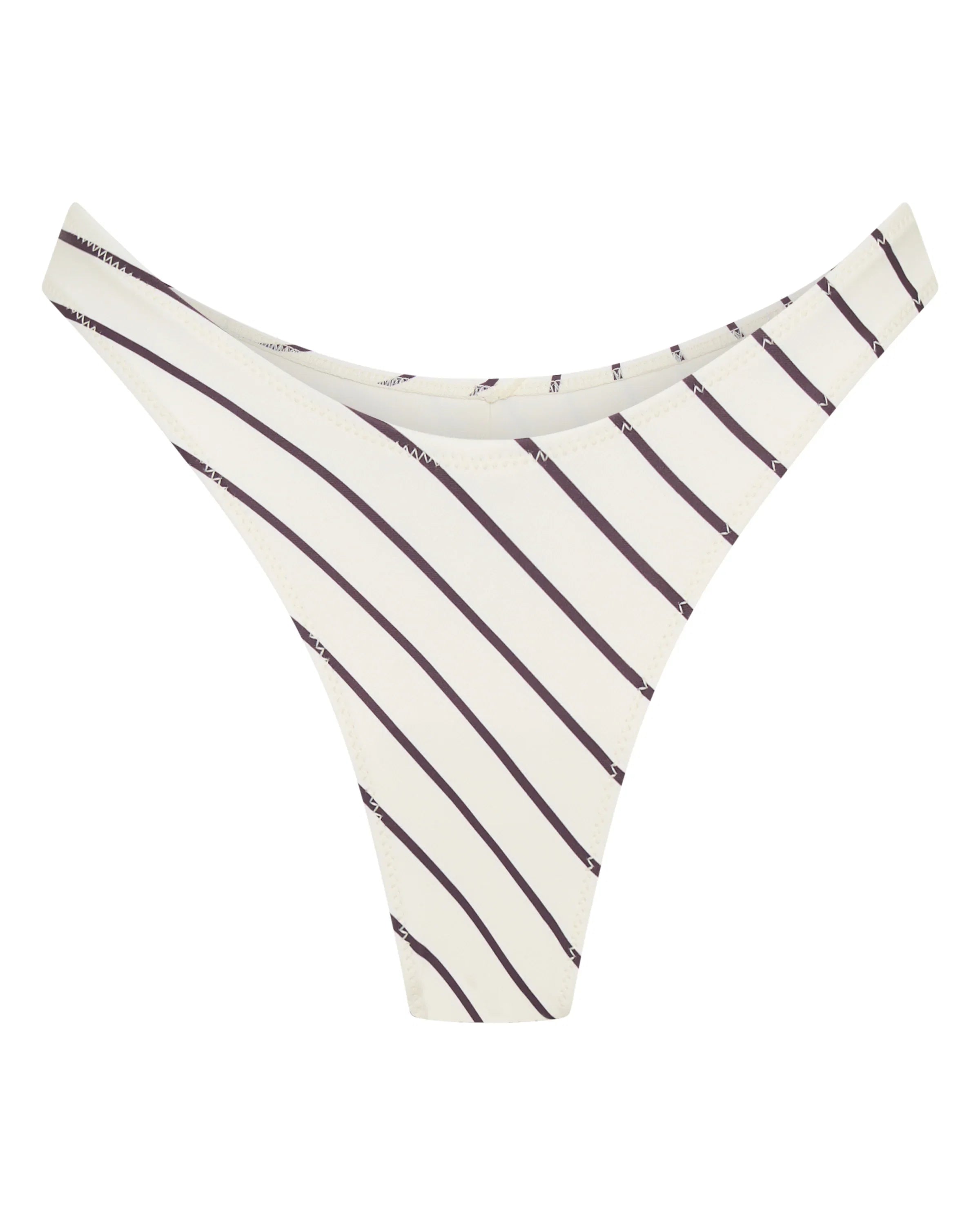 Belmont Bottoms Cream Choc Stripe
