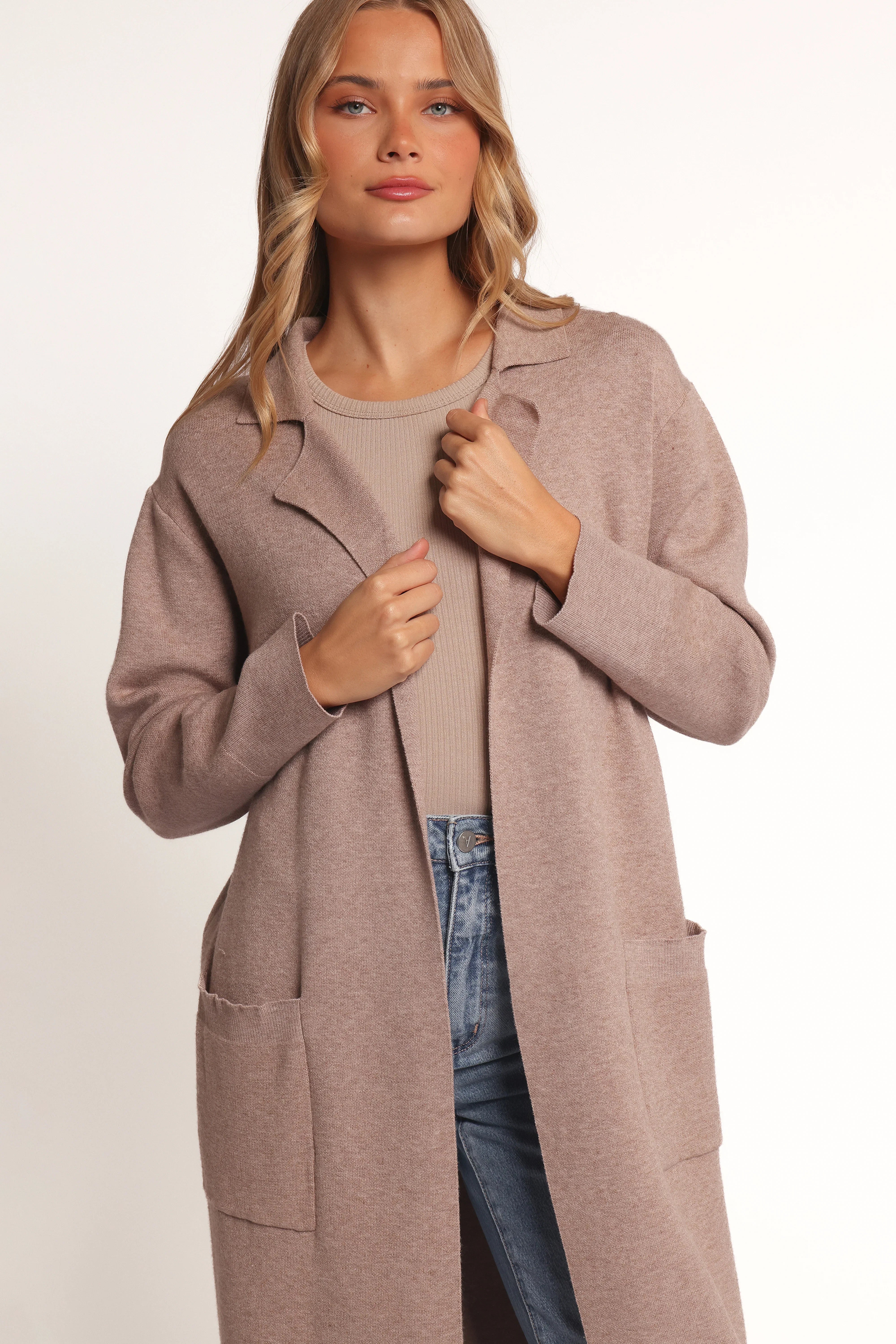 Venda Coatigan Light Brown
