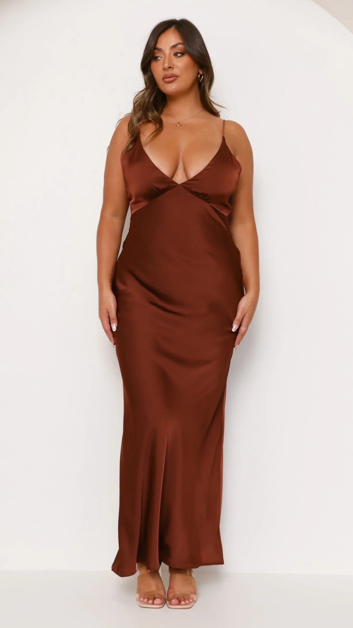 Ziah Maxi Dress Brown