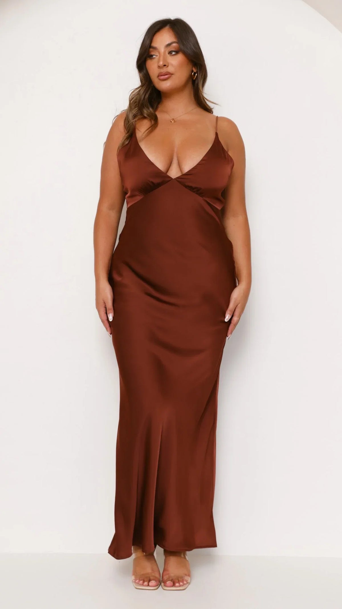 Ziah Maxi Dress Brown