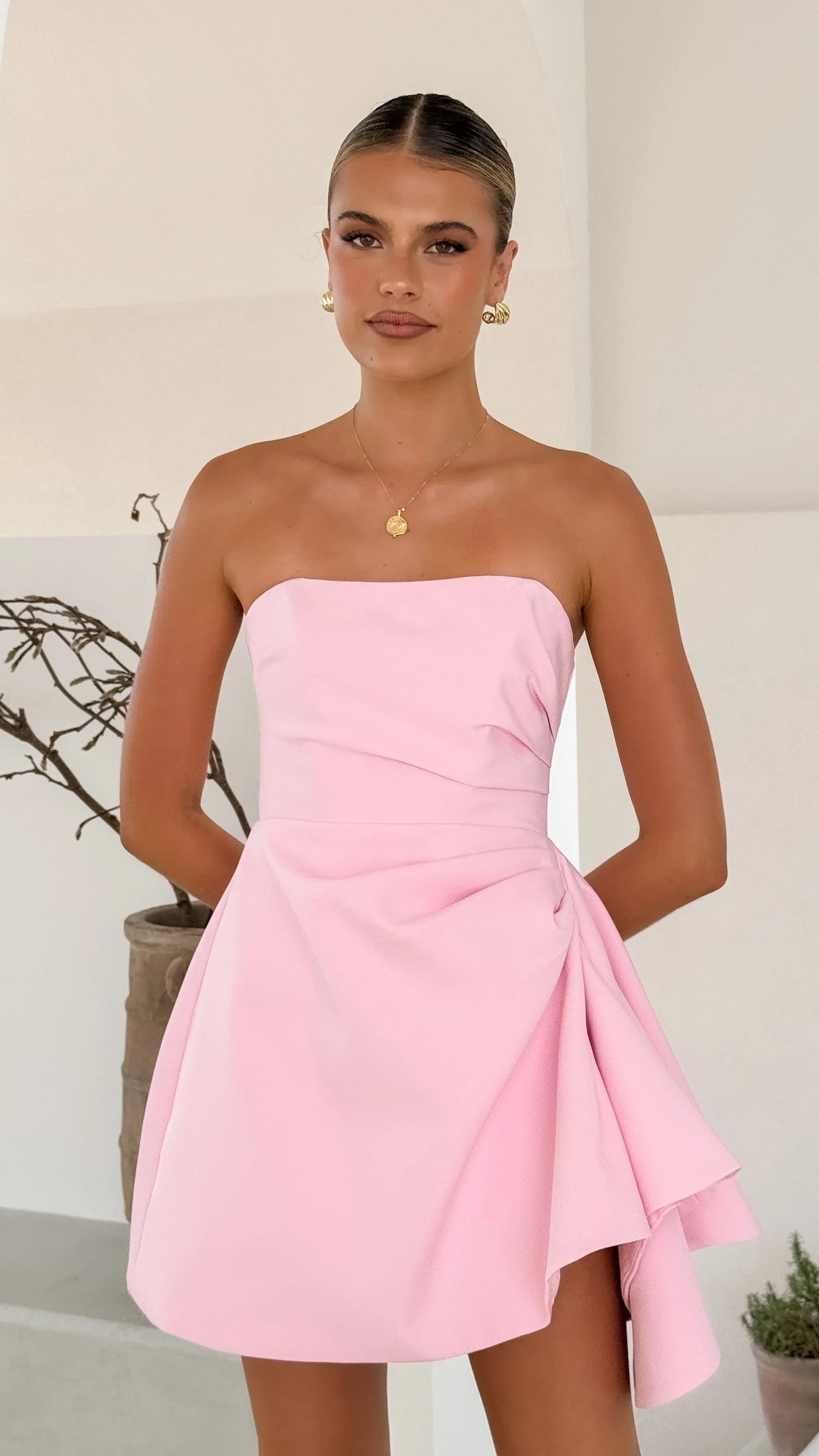 Hanae Mini Dress Pink
