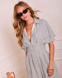Annabelle Striped Wide Leg Jumpsuit