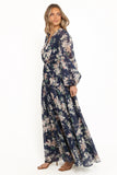 Anisa Maxi Dress Navy Floral