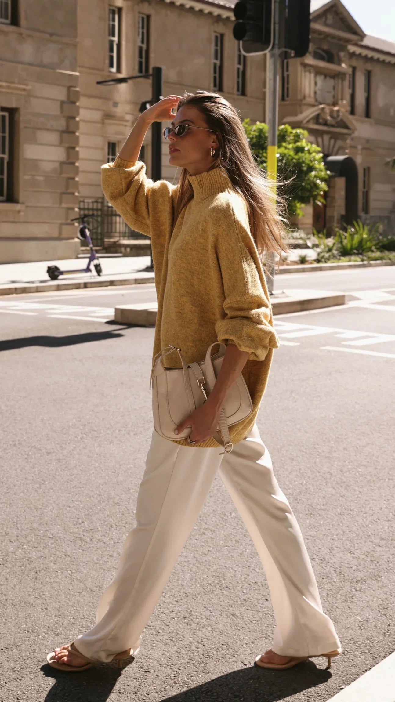 Harita Knitted Sweater Mustard