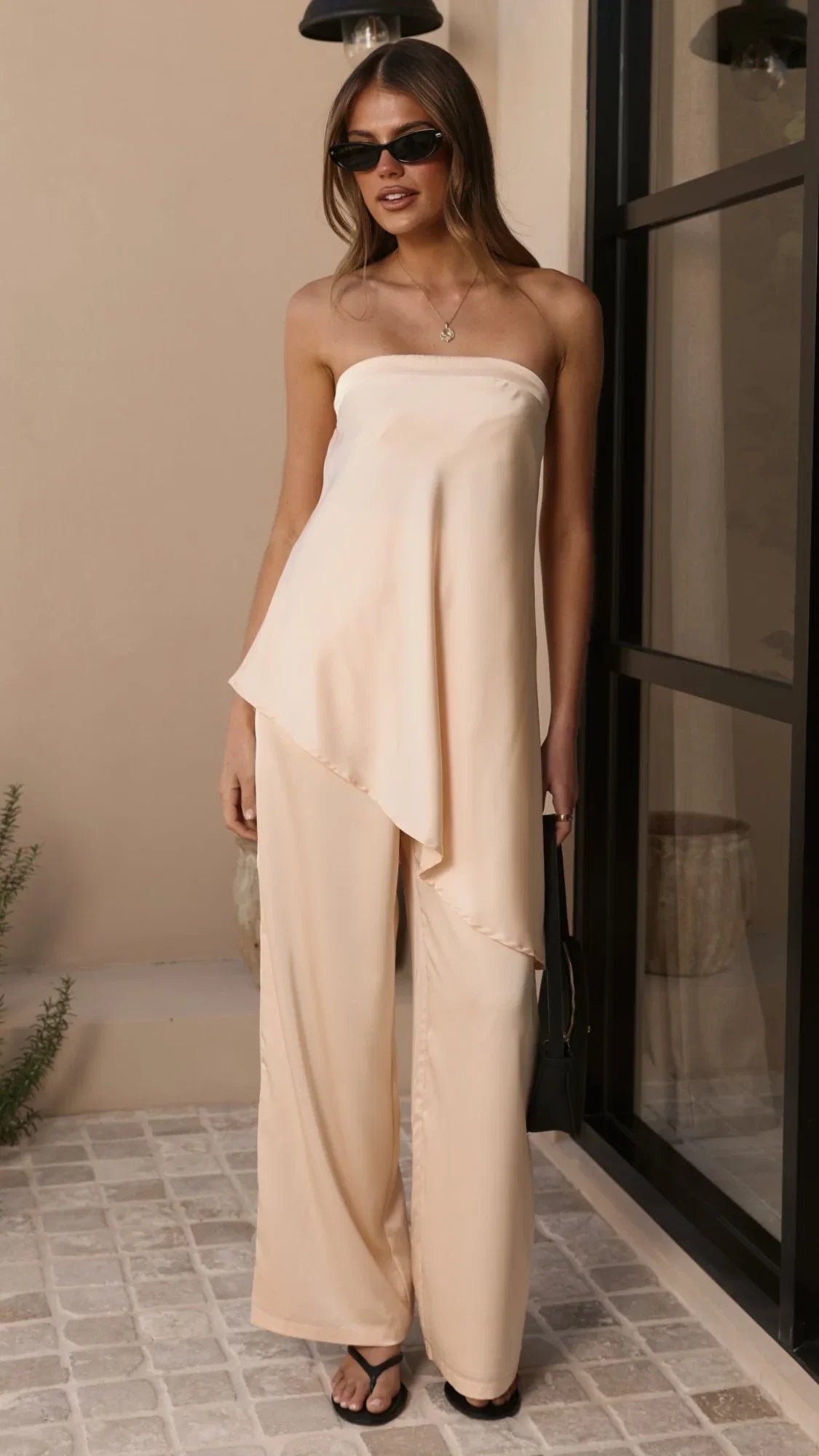 Tova Strapless Top Vanilla