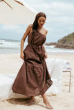 Hilde Maxi Dress Chocolate