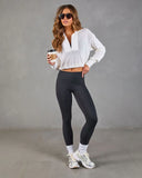 Downtown Drift Mesh Quarter Zip Jacket