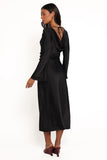 Kalyssa Long Sleeve Maxi Dress Black