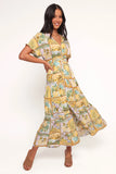 Sorrento Maxi Dress Tropical Sun