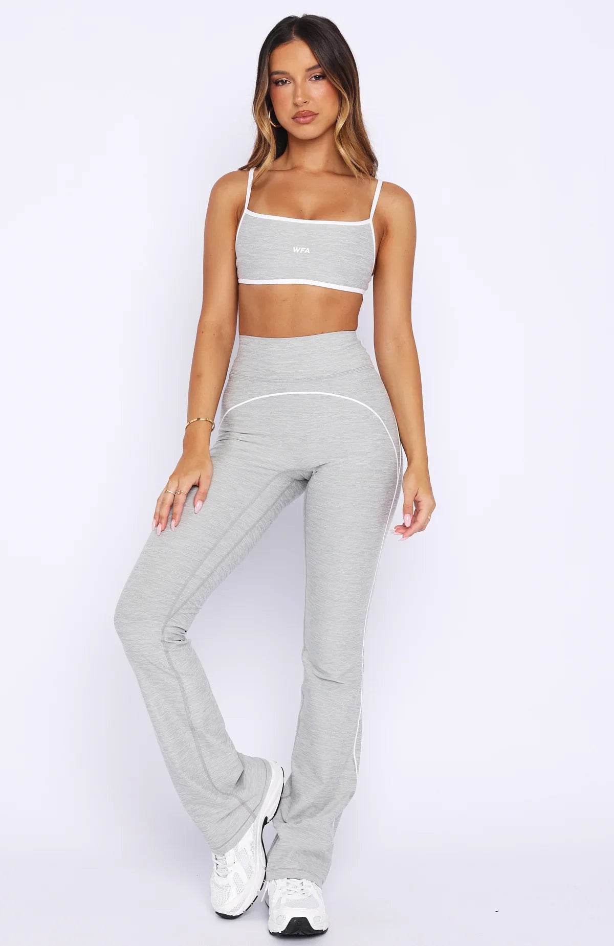 Tenacity Sports Bra Grey Marle