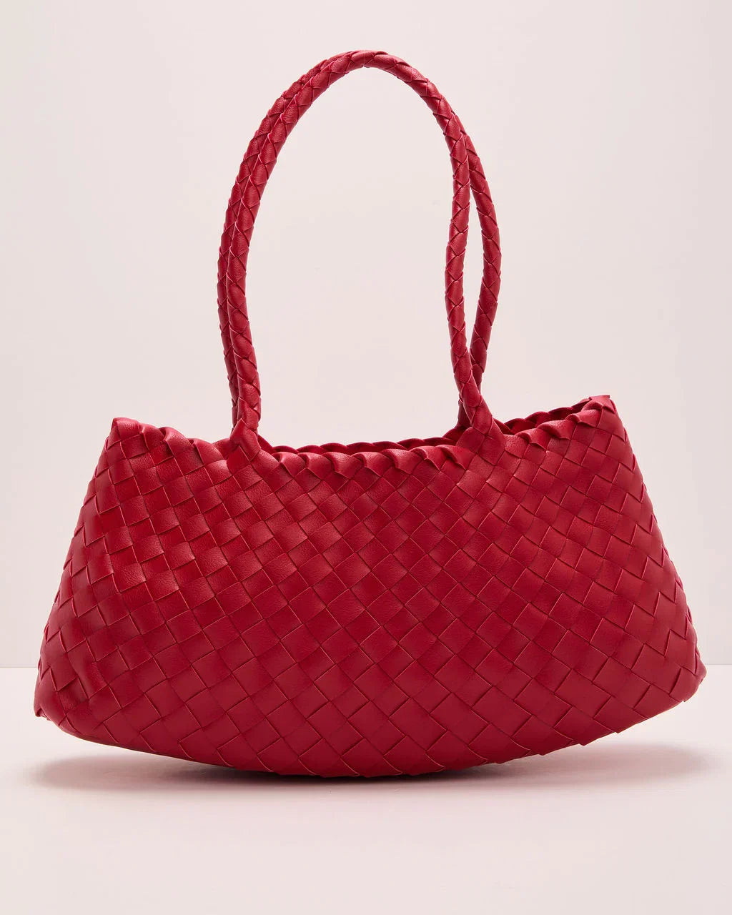 Tove Woven Vegan Leather Tote Bag