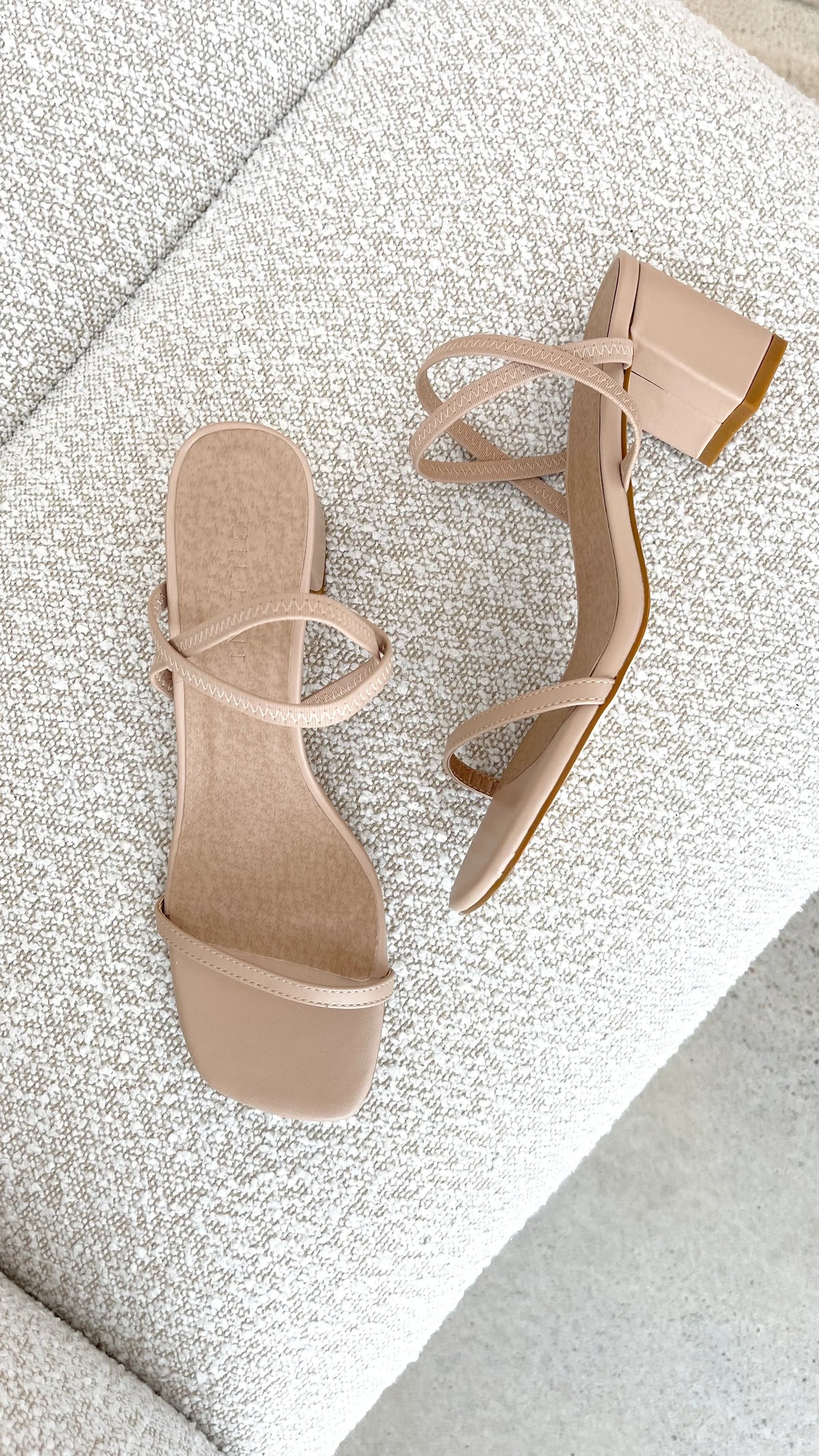 Balton Mule Heels Nude