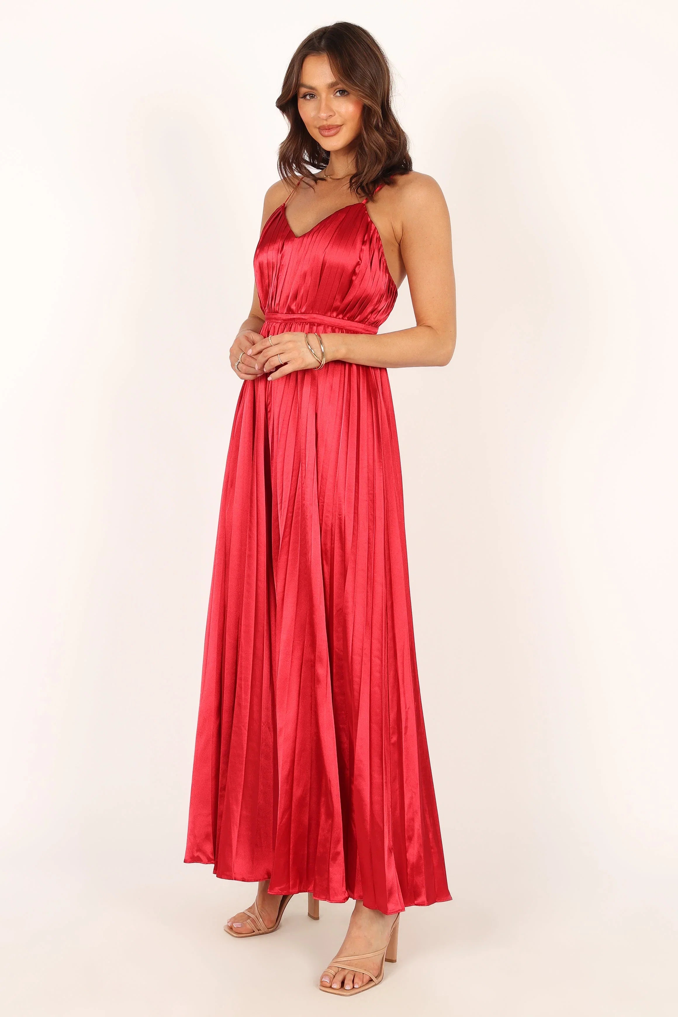 Eden Wide Leg Jumpsuit Red