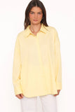 Inez Scallop Shirt Yellow