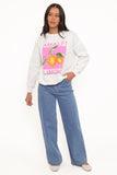 Amalfi Graphic Sweatshirt White