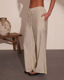 Radiant Horizon Striped Wide Leg Pants