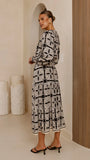 Lani Maxi Dress Cortana Print
