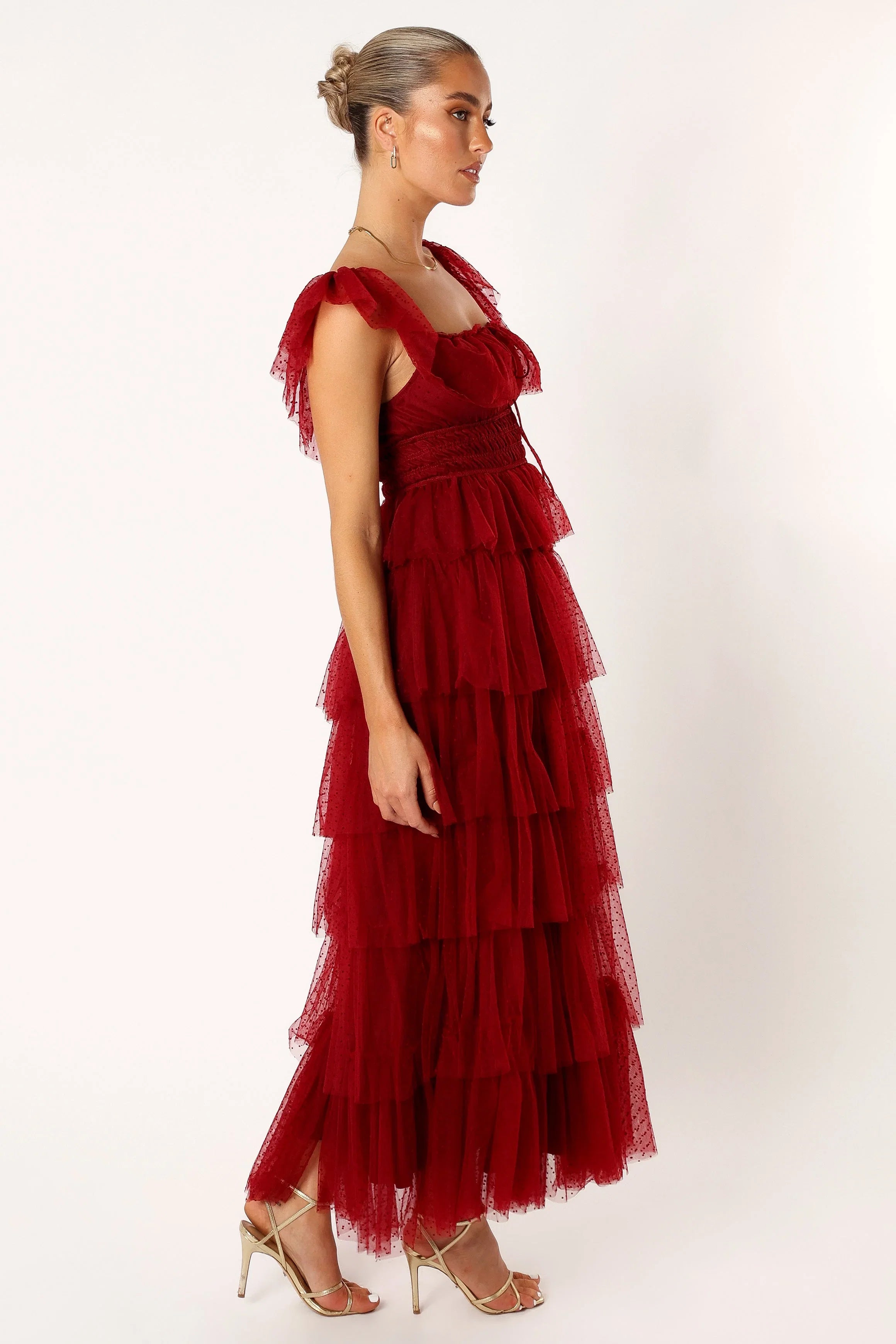 Belle Maxi Dress Burgundy