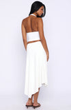 Losing What We Had Midi Skirt White