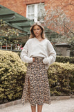 Willow Midi Skirt Black Ditsy Floral