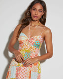 Tropical Tango Sweetheart Maxi Dress