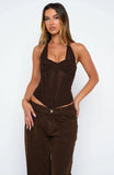 Its A Sure Thing Bustier Chocolate