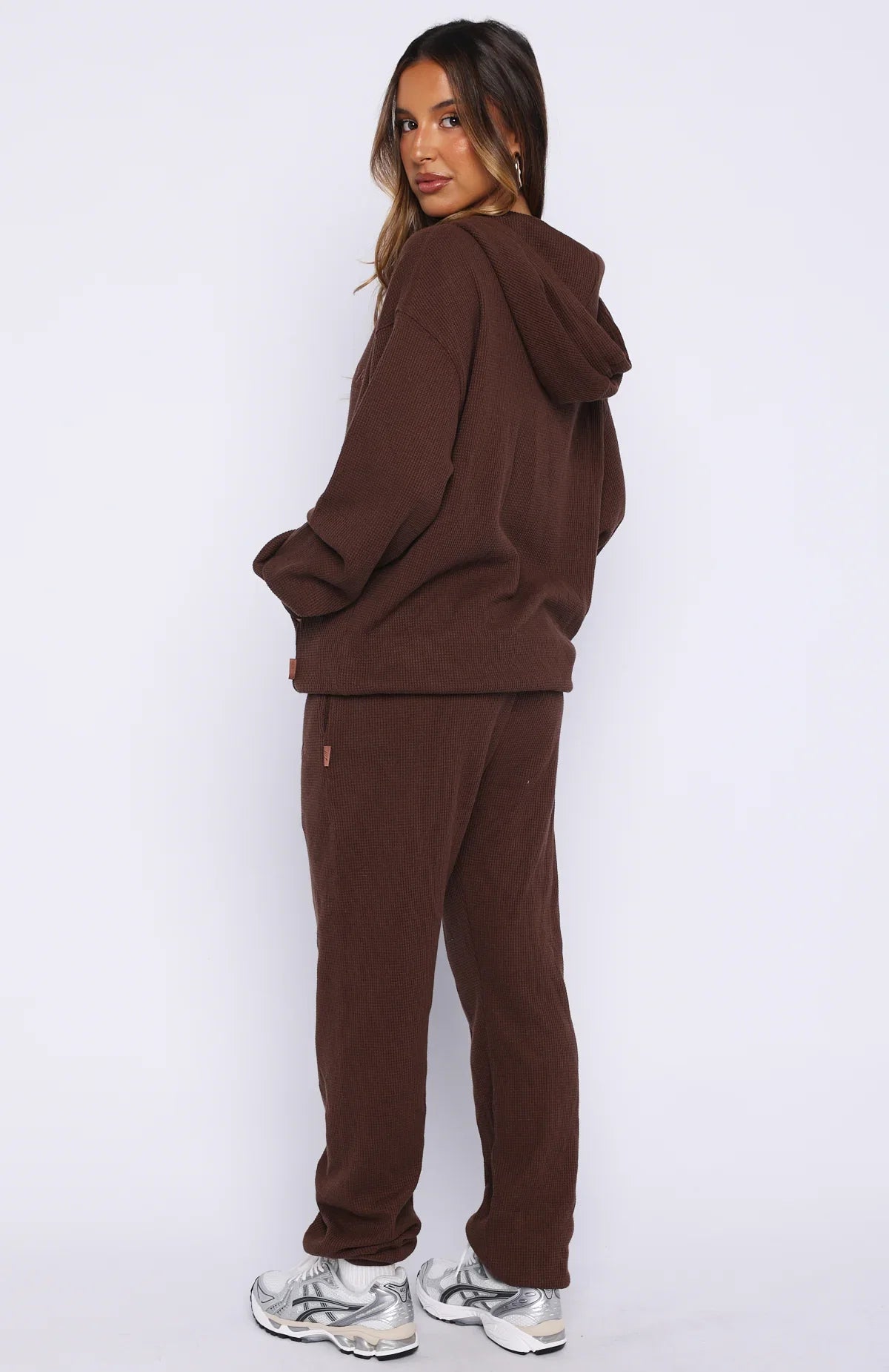 Moving Out Waffle Sweatpants Chocolate