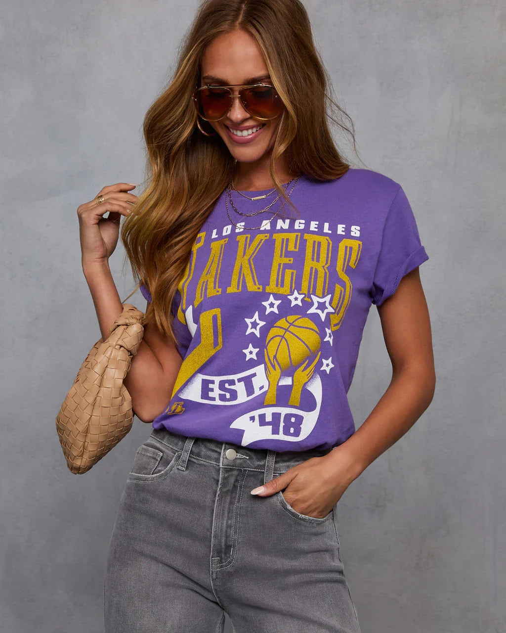 LA Lakers Short Sleeve Graphic Tee