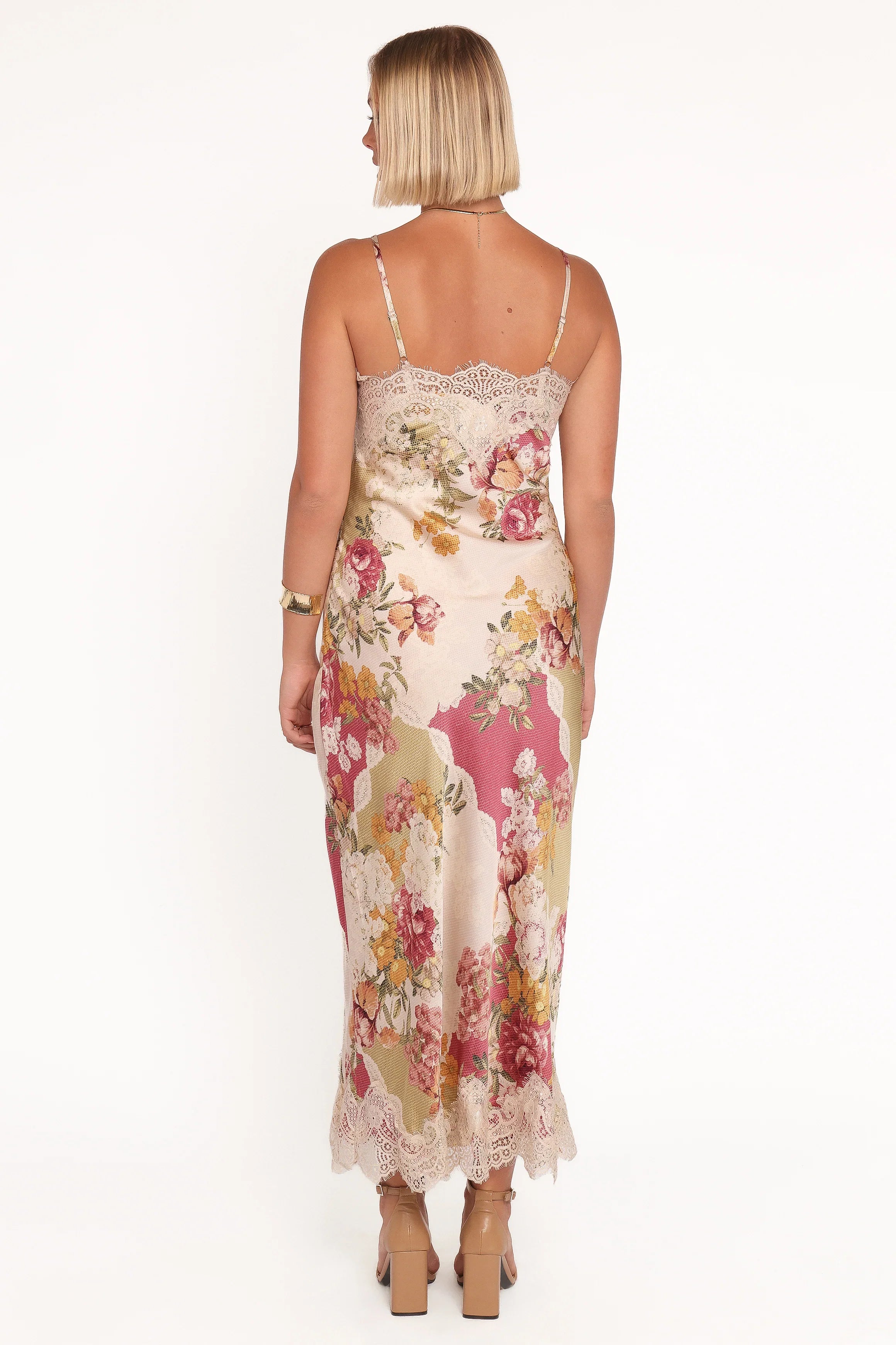 Laken Maxi Dress Patchwork Floral