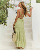 Dewdrop Tiered Maxi Dress