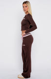 Everything We Do Flare Pants Chocolate