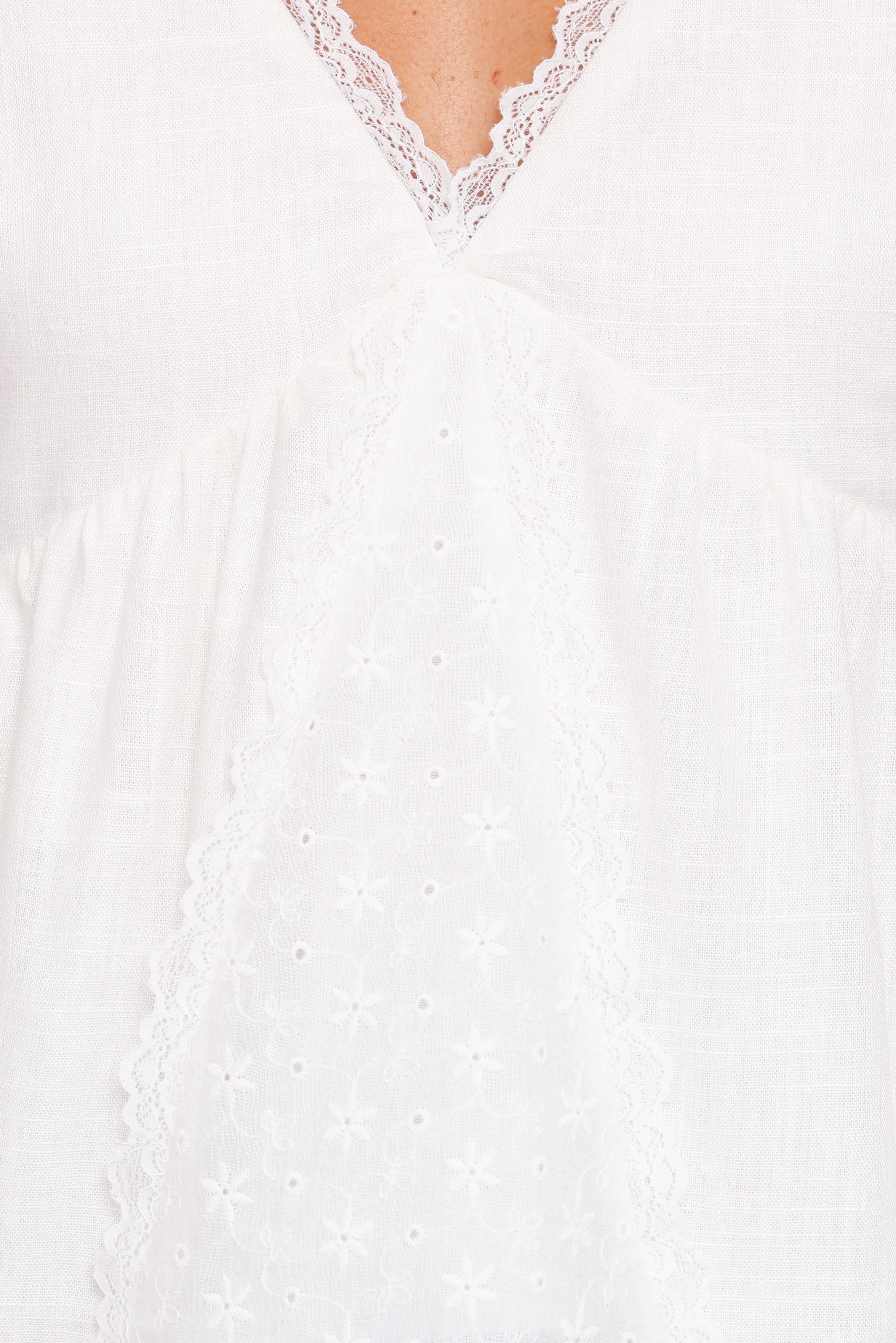 Aminta Top White