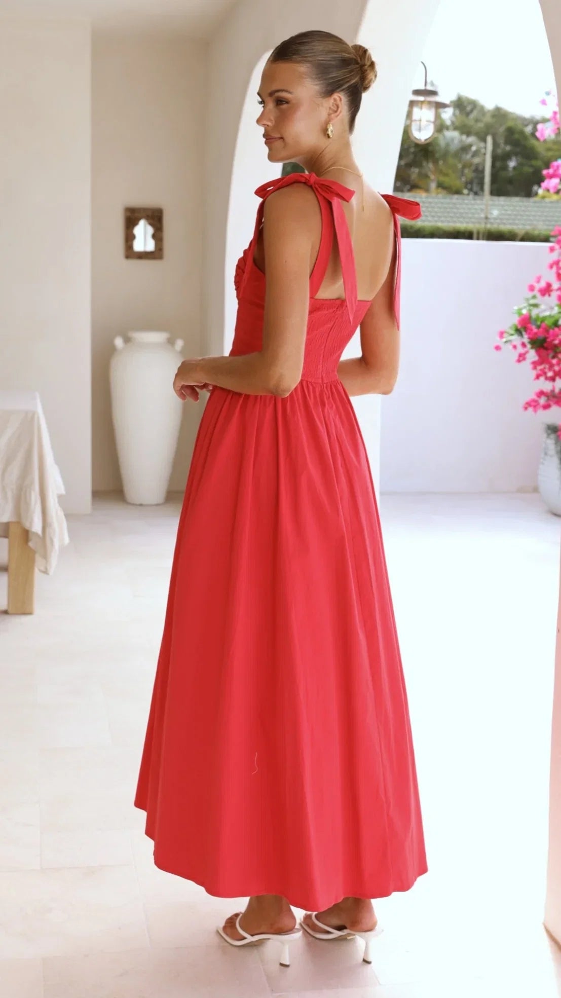 Haisley Maxi Dress Red