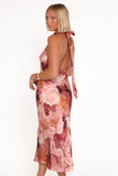 Lovett Maxi Halter Dress Botanical Garden