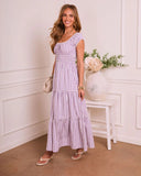 Willowy Meadow Gingham Maxi Dress