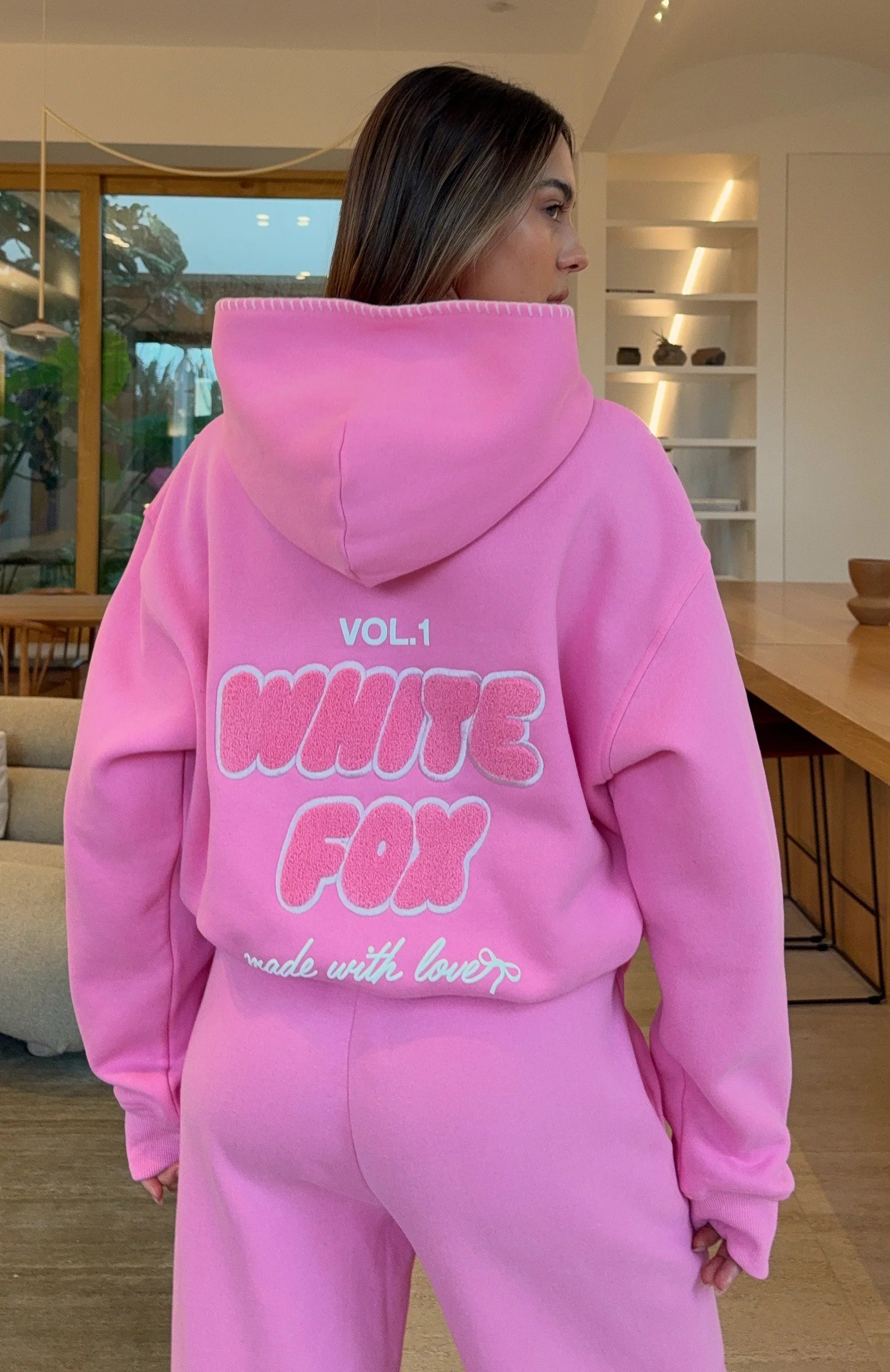Vol 1 Oversized Hoodie Bubblegum