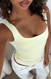 Chill Vibes Tank Top Lemon